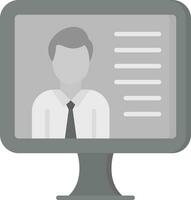 Online Lecture Vector Icon