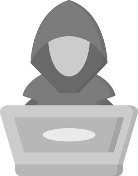 icono de vector de hacker