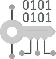 Key Encryption Vector Icon