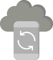 Cloud Sync Vector Icon