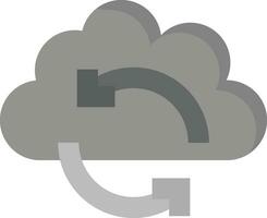 Cloud Sync Vector Icon