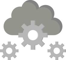 Cloud Setting Vector Icon