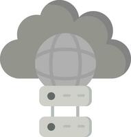 Cloud Hosting Vector Icon
