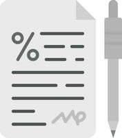 impuesto reporte vector icono