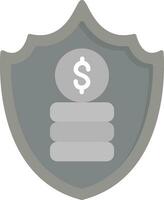 dinero seguridad vector icono