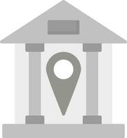 Bank Location Vector Icon