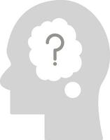 Thinking Vector Icon