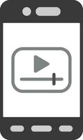 Mobile Video Vector Icon