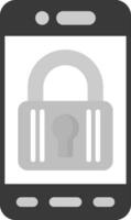 Mobile Lock Vector Icon