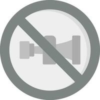 No Horn Vector Icon