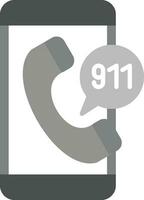 Emergency Call Vector Icon