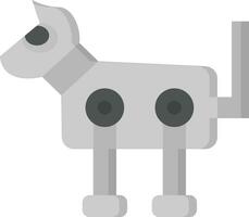 robot perro vector icono