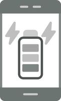 Battery Charging Full Vector Icon