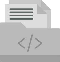 Coding Folder Vector Icon