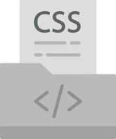 icono de vector de archivo css