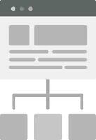 Website Structure Vector Icon