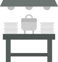 buffet vector icono