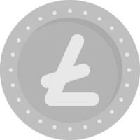 litecoin vector icono