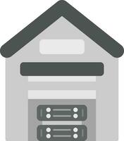 Data Warehouse Vector Icon