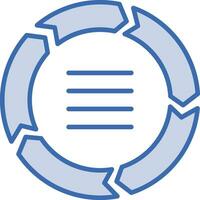 Circle Arrow Process Vector Icon