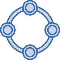 Circle Relationship Vector Icon