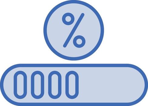 Progreso bar vector icono