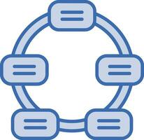 Nondirectional Cycle Vector Icon