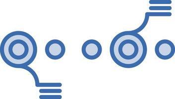 Circle Accent Timeline Vector Icon