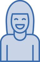 Smiling Women Vector Icon