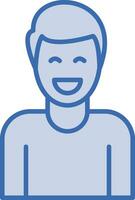 Smiling Man Vector Icon
