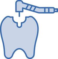 Tooth Drilling Vector Icon