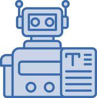 Bots Copywriting Vector Icon