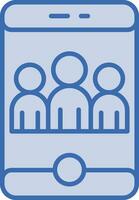 Online Community Vector Icon