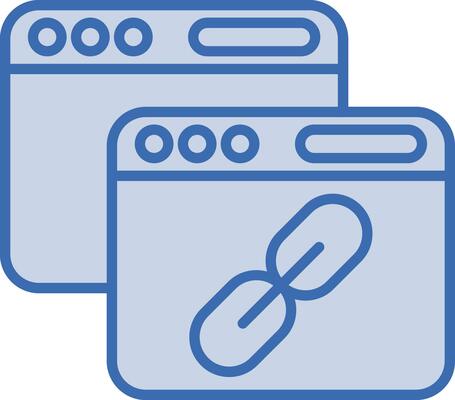 Backlink Vector Icon