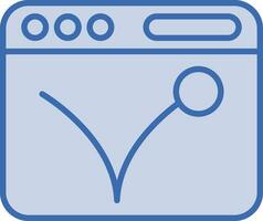 Bounce Rate Vector Icon