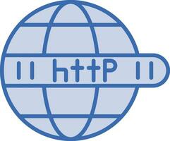 icono de vector de http