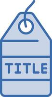 Title Tag Vector Icon