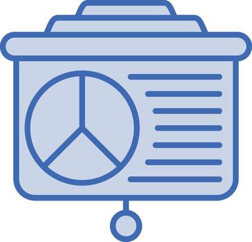 icono de vector de presentación