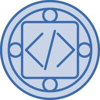 Custom Code Implementation Vector Icon