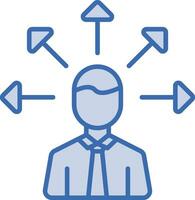 Outsource Management Vector Icon