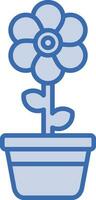 Flower Pot Vector Icon