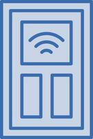 Smart Door Vector Icon