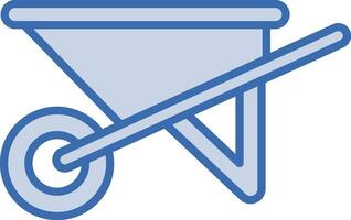 Wheel Barrow Vector Icon