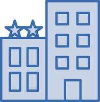 2 Star Hotel Vector Icon