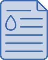 Oil Document Vector Icon