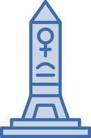 Obelisk Vector Icon