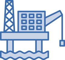 Oil Tower Vector Icon