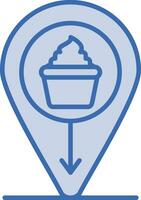 Bakery Location Vector Icon