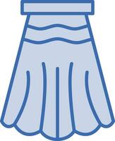 Long Skirt Vector Icon