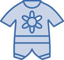 bebé ropa vector icono